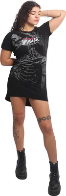 Produktbild von Yakuza Damen Insights Urban T-Shirt Kleid, Schwarz, 3XL