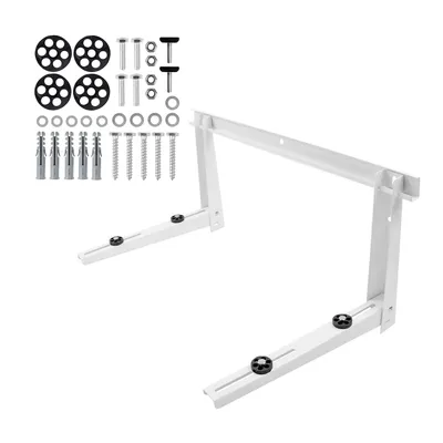 Image de Support/Fixation pour climatiseurs/pompes à chaleur Maclean. Dimensions : 780 × 350 × 450 mm. Acier galvanisé. Capacité jusqu'à 180 kg. Modèle MC-146