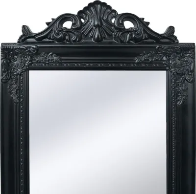Zdjęcie produktu dla vidaXL Lustro stojące w stylu barokowym 160x40 cm czarne