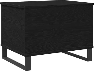 Immagine prodotto di Maison Exclusive - Tavolino da salotto effetto rovere nero 60 x 44,5 x 45 cm