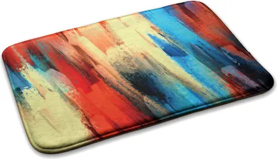 Produktbild von Teppich Kinderteppich Schlafzimmer Modern - 75 cm x 45 cm - Abstraktes Bild