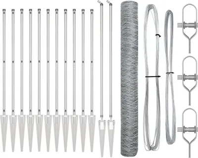 Produktbild von vidaXL Schweißdrahtzaun mit Spikes 25 x 1,2 m (B x H)