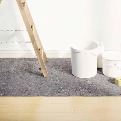 Obrázek produktu pro vidaXL Protiskluzové malířské rouno 25 m 280 g/m² šedé
