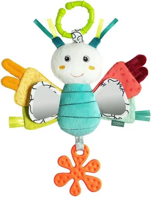 Produktbild von Activity-Schmetterling – Baby Motorikspielzeug für Kinderwagen, Kinderbett und Babyschale