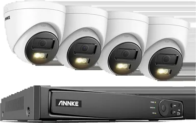 Zdjęcie produktu dla system kamer bezpieczeństwa 4K, rozdzielczość 8 MP, łączność 8-kanałowa, kamera 8CH 4 szt