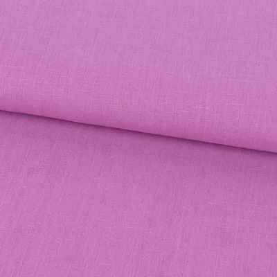 Produktbild von Bekleidungsstoff Meterware Leinen 255g/m² einfarbig lila 140cm