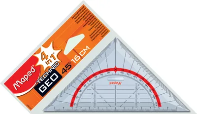 Produktbild von Zugeordnet - Geo -Dreieck geometrisch geometrisch 16cm | 1 Stück