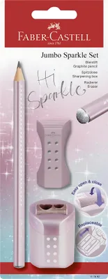 Produktbild von Faber Castell Bleistift Sparkle Jumbo B Cosmic