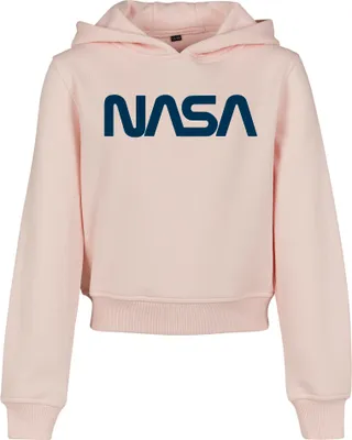 Produktbild von Mister Tee Hoodie Kids NASA Cropped Hoody Pink-146/152