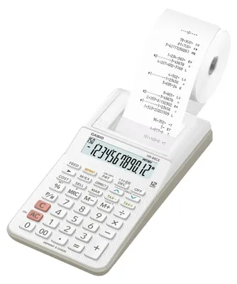 Image de CASIO HR-8RCE Calculatrice de bureau imprimable blanche