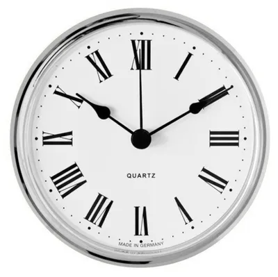 Produktbild von MPM-Quality Einbauuhr Silber römische Ziffern Ø 72 mm