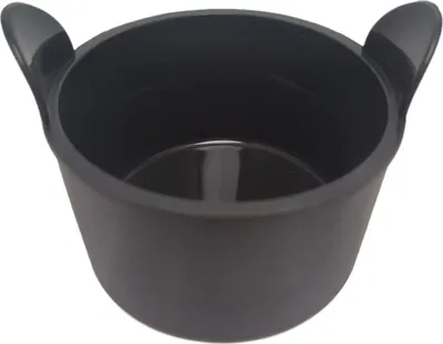 Produktbild von INF 2er-Pack wiederverwendbare Backförmchen für Heißluftfritteusen Schwarz