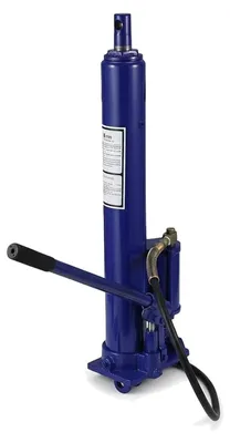 Produktbild von Hydraulischer Langhub-Stempelwagenheber - Motorheber Werkstattkran - 4 t Tragkraft - Einfachpumpe - Gabelbasis mit Griff