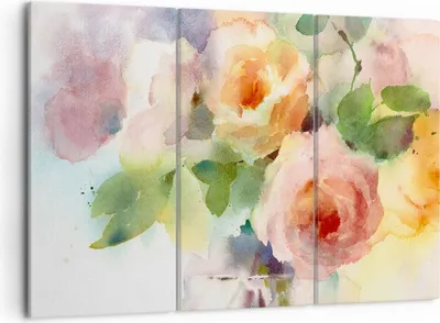 Produktbild von Bild auf Leinwand - Leinwandbild - Rose Blume Garten - 105x70cm - Wand Bild - Wanddeko - Wandbilder - Leinwanddruck - Bilder - Kunstdruck - Wanddekoration - Leinwand bilder - Wandkunst - CE105x70-3910