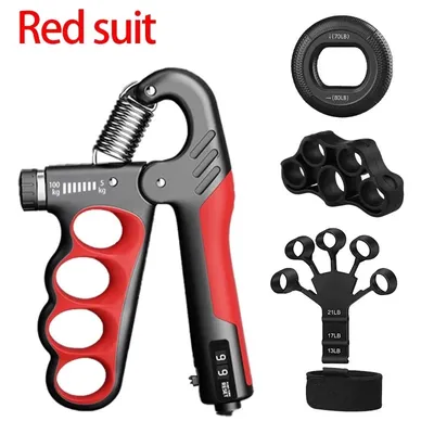 Produktbild von Handtrainer mit Zähler Verstellbar 5–100 kg Grifftrainer Unterarm Fingertrainer Fitness Muskelaufbau Reha Training für Männer Frauen Sport