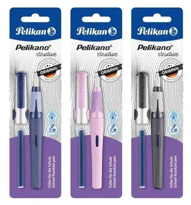 Produktbild von Pelikan 824569, Gemischte Farben, Kartuschenfüllsystem, Blau, Recycelbarer Kunststoff, Edelstahl, Medium