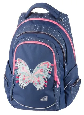 Zdjęcie produktu dla walker 42023-072 Plecak szkolny Fame Magic Butterfly - granatowy