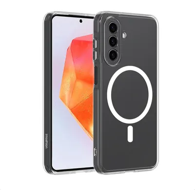 Imagen del producto de Cubierta trasera protectora con MagSafe para Samsung Galaxy A26 - Transparente