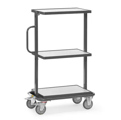 Produktbild von Fetra ESD-Beistellwagen - mit Böden Ladefläche 600 x 400 mm, 92901