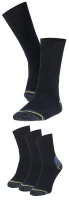 Image de Chaussettes de travail en coton Ademende, avec semelle renforcée