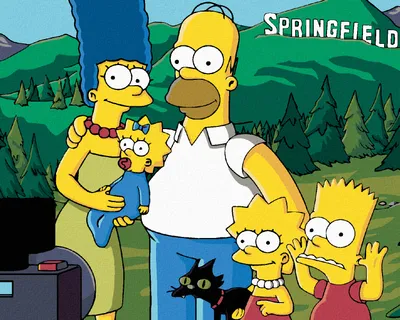 Obrázok produktu pre Zuty - Maľovanie podľa čísel - SIMPSONOVCI V LESE, 40x50 cm, vypnuté plátno na rám