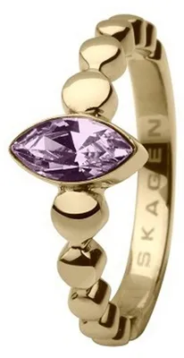 Produktbild von Skagen Damen Ring Gold JRSG005, Ringgröße:54 (17.2) SS7 M43