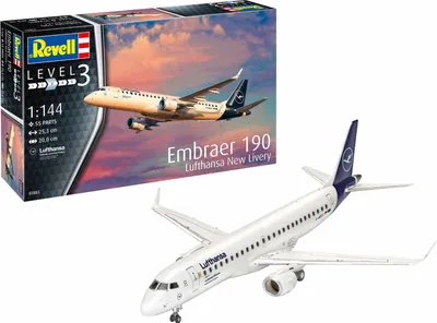 Image de Revell Embraer 190 "Lufthansa" New Livery 1:144