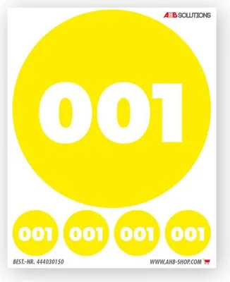 Produktbild von ID-Sticker Farbe: gelb