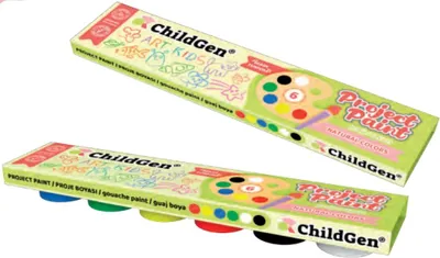 Obrázek produktu pro Přírodní barvy na malování, 6 barev – ChildGen