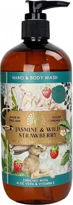 Obrázek produktu pro The English Soap Company tekutý gel na ruce a tělo Jasmine & wild strawberry 500ml