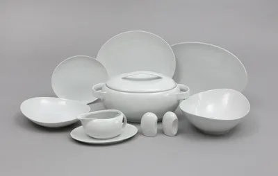 Obrázok produktu pre Thun 1794 Loos, jedálenský servis, český porcelán, biely, Thun, 24 d.