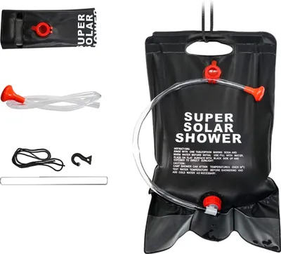 Image de Douche de camping Douche de camping Sac à eau 20L - Super douche solaire - Douche extérieure