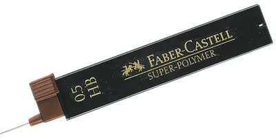 Produktbild von Faber-Castell 120500, HB, Schwarz, 0,5 mm, 12 Stück(e), Faber-Castell TK 9400, TK 9500, Box