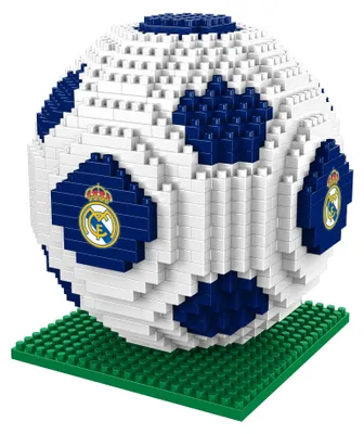 Imagen del producto de FOCO. Producto oficial con licencia del Real Madrid CF. Juego de construcción 3D de fútbol BRXLZ