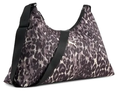 Produktbild von PUMA Umhängetasche Schultertasche Pop Prism Bag Black-Leopard AOP schwarz