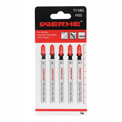 Produktbild von WERHE T118G Metall-Stichsägeblätter