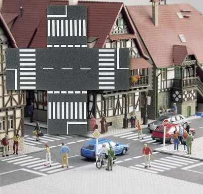 Image de Busch 7075 - N Croisement routier Autocollant - Neuf