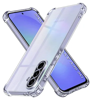 Produktbild von Techsuit Shockproof Silikon Back Cover Hülle für Samsung Galaxy A36 - Transparent