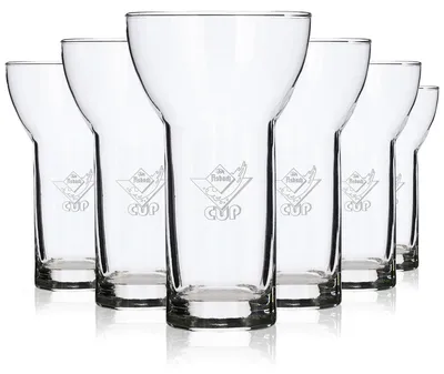 Produktbild von 6x Asbach Uralt Likör Glas 0,42l Likörgläser Das besondere "Cupglas"
