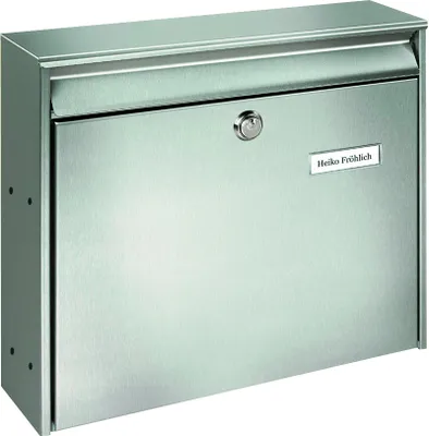 Produktbild von BURG WÄCHTER Briefkasten Borkum 20390 silber