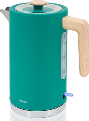 Image de Briebe KT1165GRE Bouilloire nordique 1,7L électrique à ébullition rapide, sans BPA, socle 360° vert