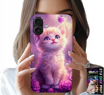 Obrázek produktu pro Pouzdro Pro Iphone 16 - Roztomilá Kočička, Kočka, Vzory Se Zvířátky