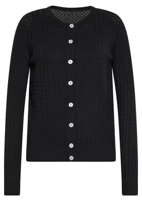 Produktbild von ALBEE damen strickjacke - schwarz ALBEE damen strickjacke - schwarz, L