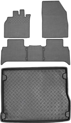 Immagine prodotto di Renault Scenic III, minivan (2009-2016) - Set: tappetini in gomma + tappetino per il bagagliaio