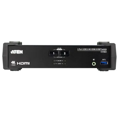 Zdjęcie produktu dla ATEN CS1822-AT-G, 4096 x 2160 px, 4K Ultra HD, 1,78 W, Czarny