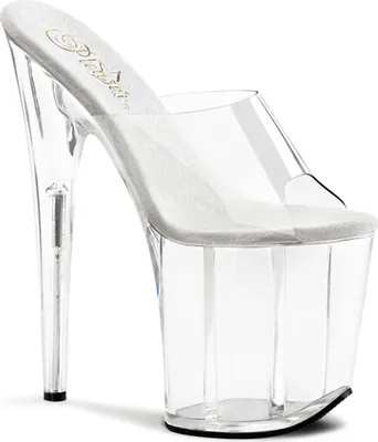 Produktbild von FLAMINGO-801 Damen Slipper von Pleaser, Transparent  , EU 43, US 13