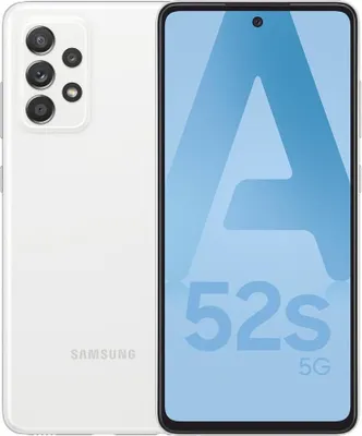 Produktbild von Samsung Galaxy A52s 5G SM-A528B, 16,5 cm (6.5"), 6 GB, 128 GB, 64 MP, Android 11, Weiß