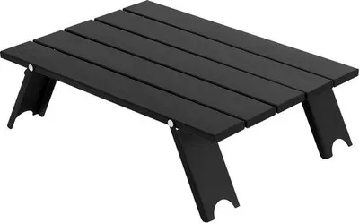 Produktbild von Leichtes Aluminium-Tablett - Reisfaltbar und tragbar - Strand- und Camping-Tablett - Reistafel für Snacks - Büro- und Outdoor-Tablett.