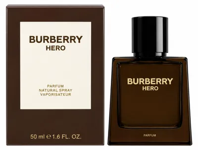 Imagen del producto de Burberry Hero Parfum, para hombre, 50 ml, botella de repuesto, notas de cipriol, amyris (aceite) y cedro