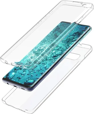 Produktbild von Hülle für Samsung Galaxy A50 SM-A505F Komplettschutz 360 Grad  Silikon Tasche  Transparent